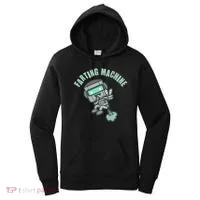 Funny Farting Machine Robot Women's Hoodie thumb 0