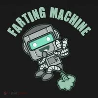 Funny Farting Machine Robot Women's Hoodie thumb 2