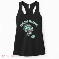 Funny Farting Machine Robot Women's Tank Top thumb 0