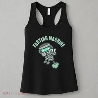 Funny Farting Machine Robot Women's Tank Top thumb 3