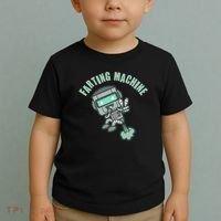 Funny Farting Machine Robot Toddler T-Shirt thumb 2