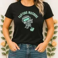 Funny Farting Machine Robot Women's T-Shirt thumb 2