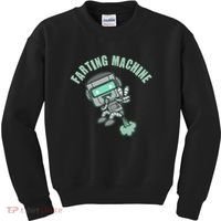 Funny Farting Machine Robot Kids Sweatshirt thumb 0