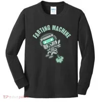 Funny Farting Machine Robot Kids Long Sleeve Shirt thumb 0