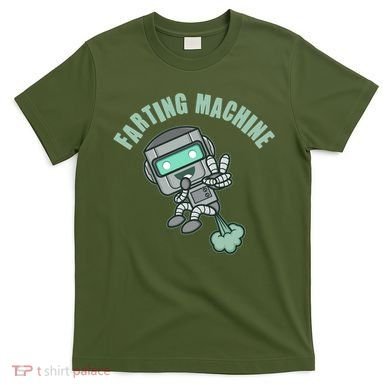 Funny Farting Machine Robot T-Shirt