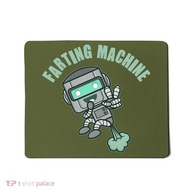 Funny Farting Machine Robot Mousepad