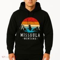 Fly Fishing Missoula Montana Hoodie thumb 2