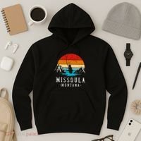 Fly Fishing Missoula Montana Hoodie thumb 3