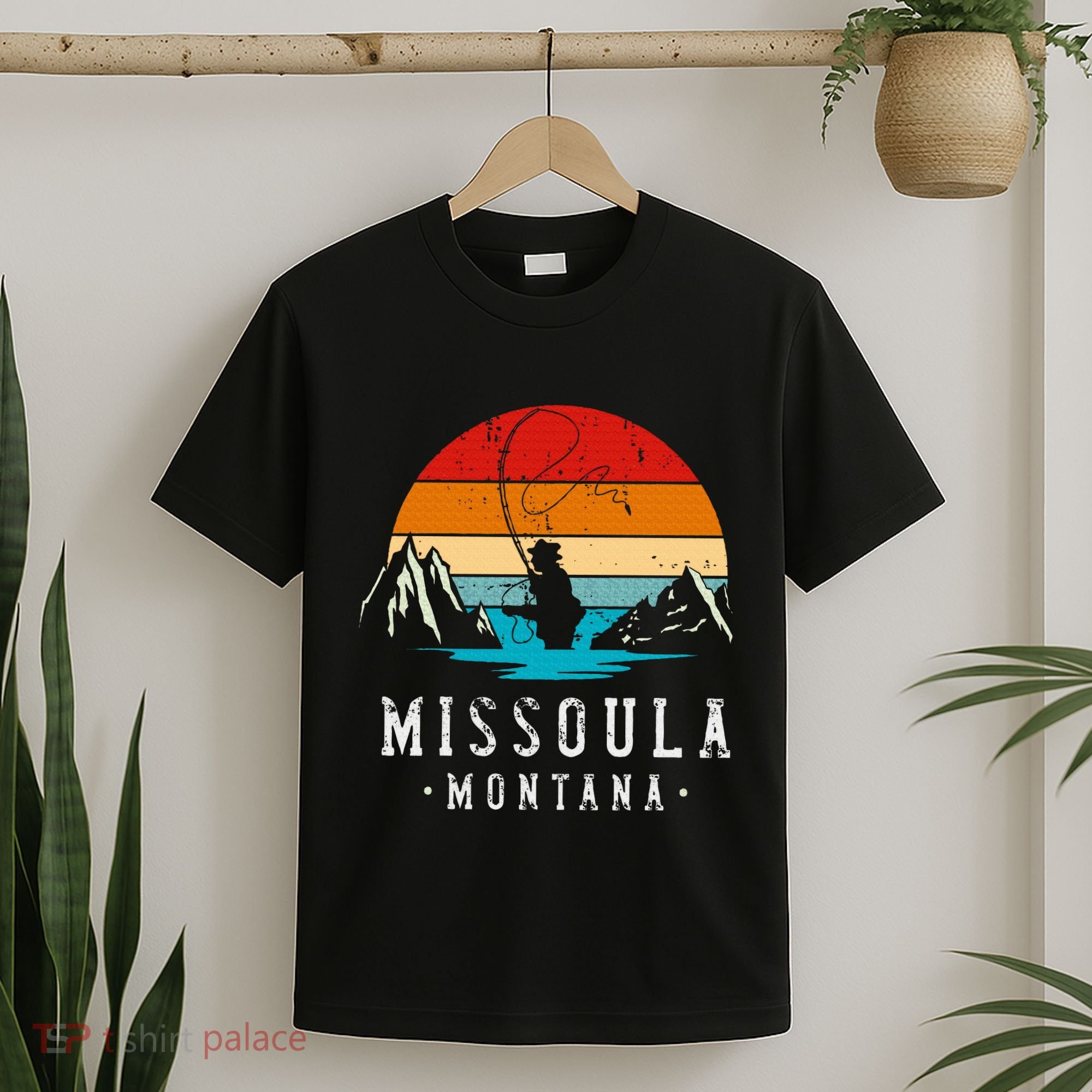 Fly Fishing Missoula Montana T-Shirt