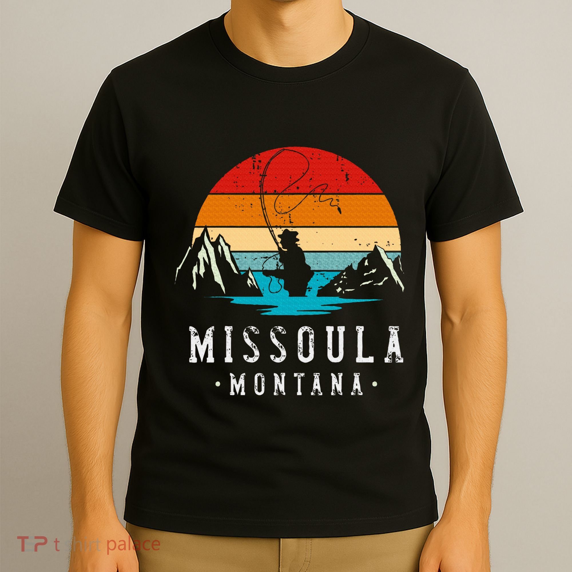 Fly Fishing Missoula Montana T-Shirt