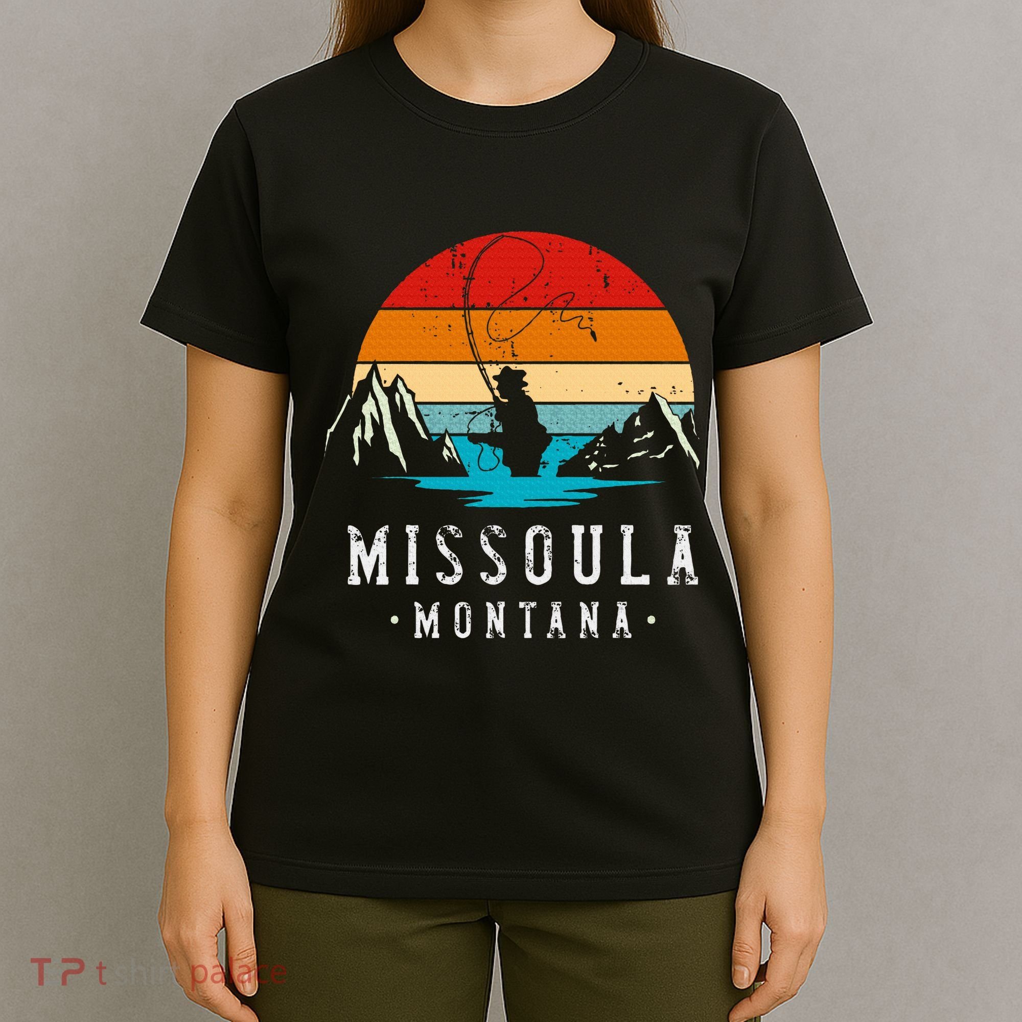 Fly Fishing Missoula Montana T-Shirt