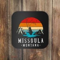Fly Fishing Missoula Montana Coaster thumb 0