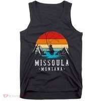 Fly Fishing Missoula Montana Tank Top thumb 0