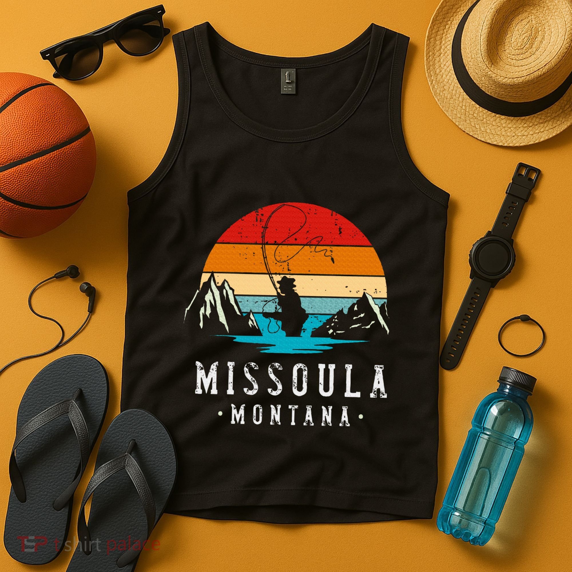 Fly Fishing Missoula Montana Tank Top