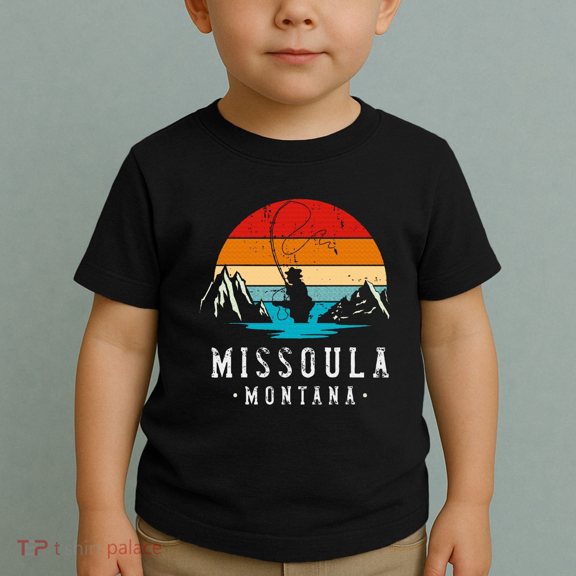 Fly Fishing Missoula Montana Toddler T-Shirt
