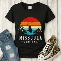 Fly Fishing Missoula Montana Women's T-Shirt thumb 3