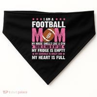 Funny Football Mom Quote Fan USA-Made Doggie Bandana thumb 0
