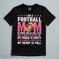 Funny Football Mom Quote Fan T-Shirt thumb 5