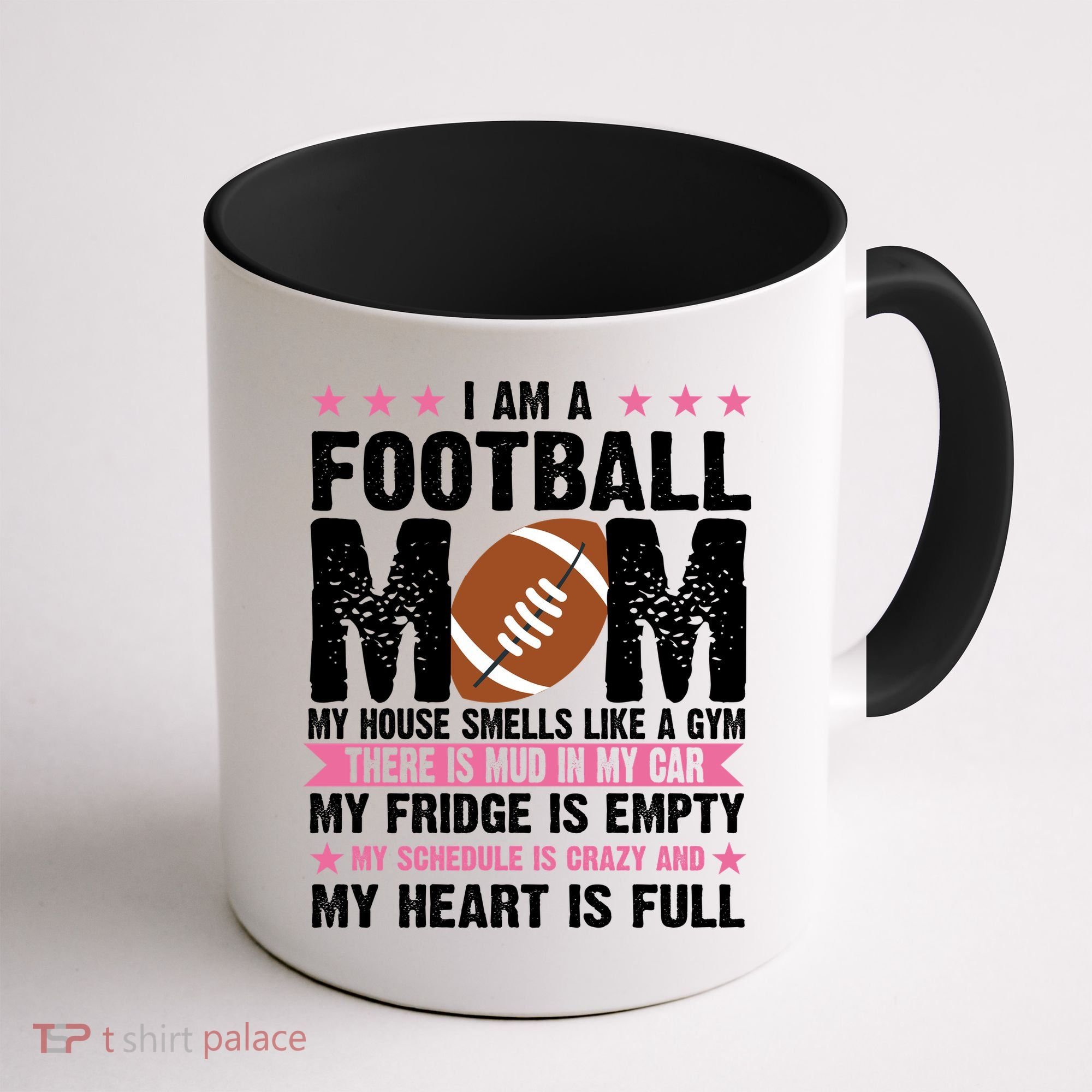 Funny Football Mom Quote Fan Coffee Mug