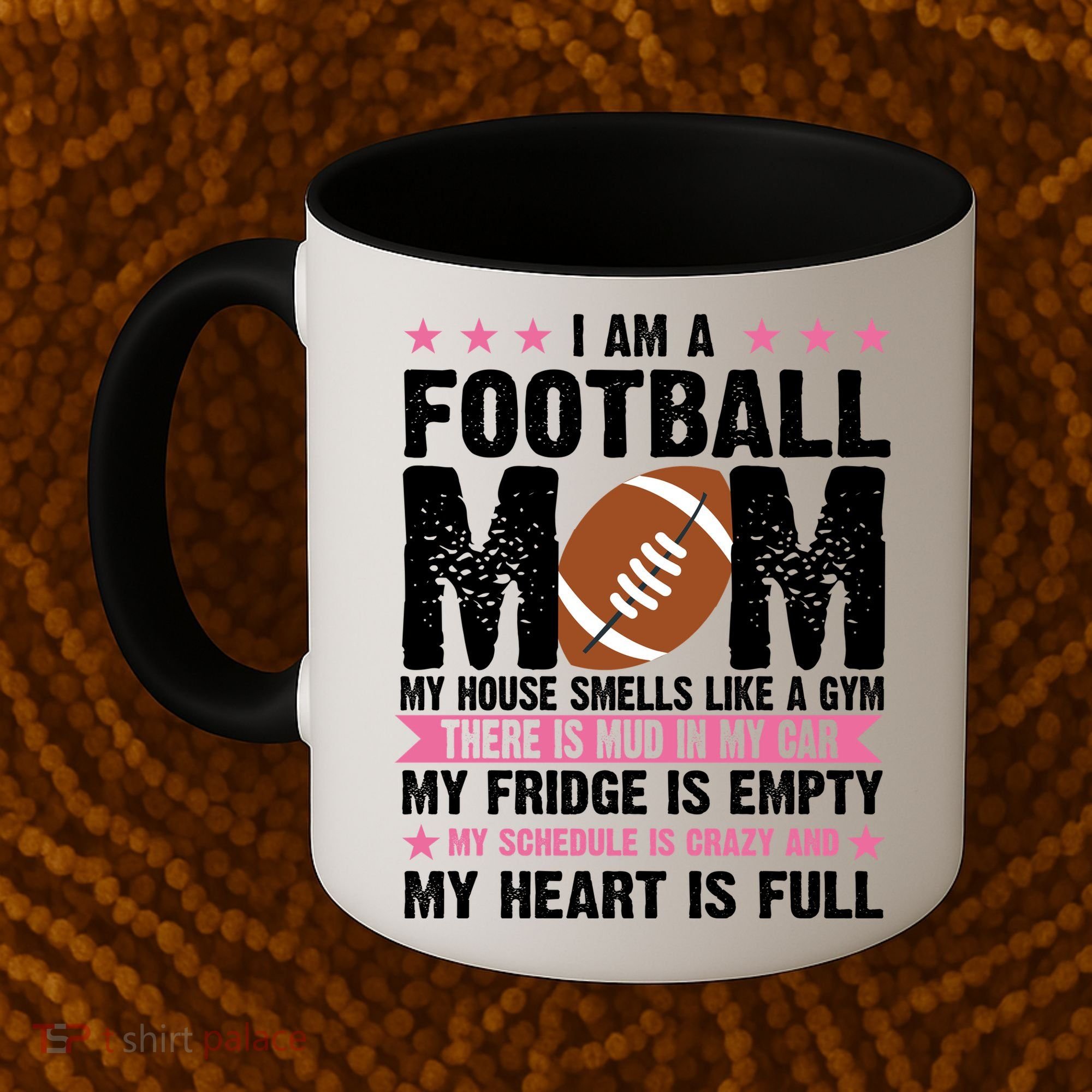 Funny Football Mom Quote Fan Coffee Mug