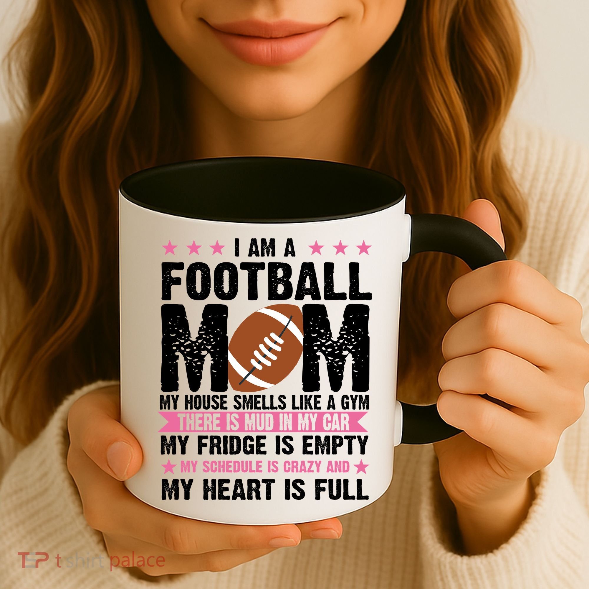 Funny Football Mom Quote Fan Coffee Mug