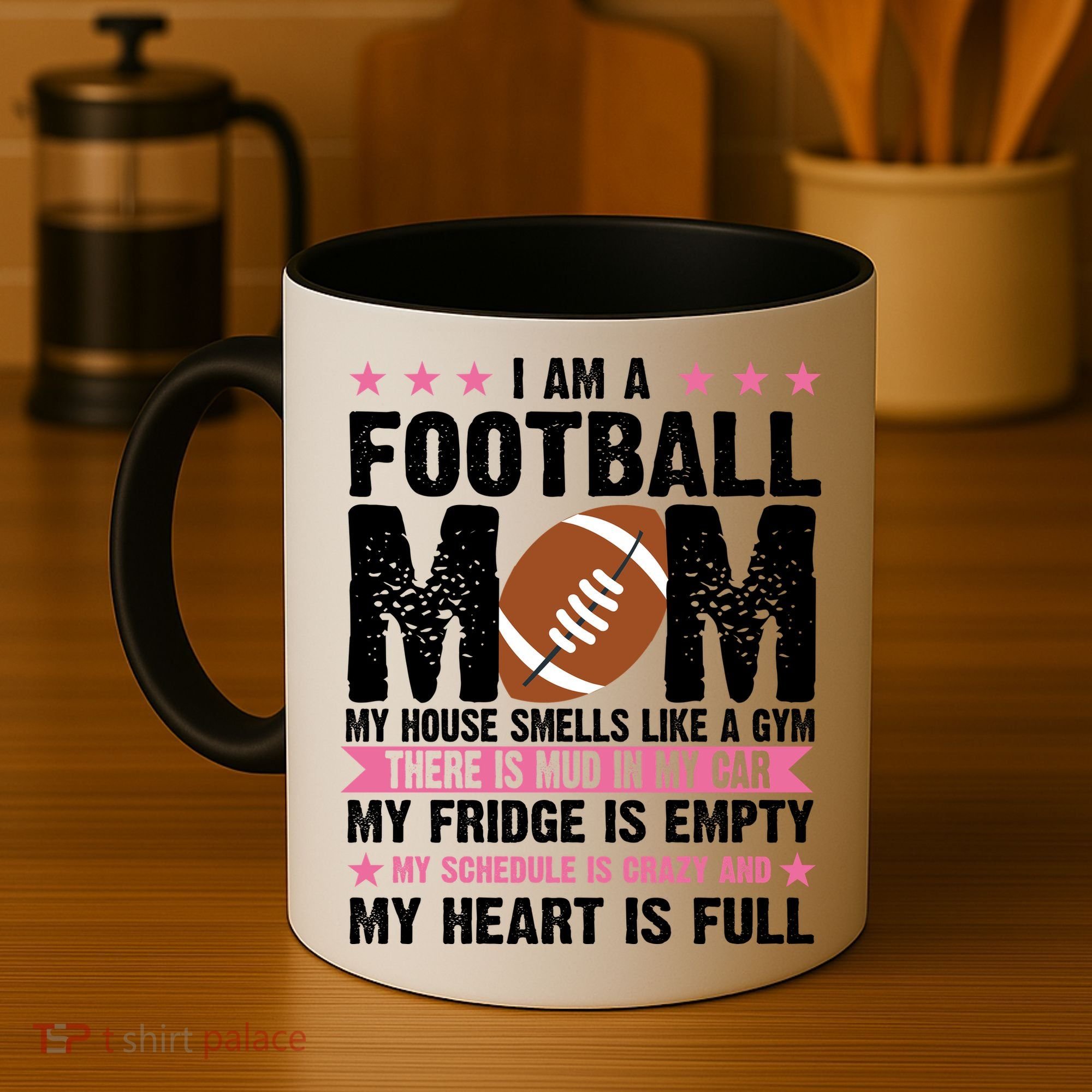 Funny Football Mom Quote Fan Coffee Mug