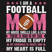 Funny Football Mom Quote Fan Women's Hoodie thumb 2