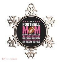 Funny Football Mom Quote Fan Ornament thumb 0