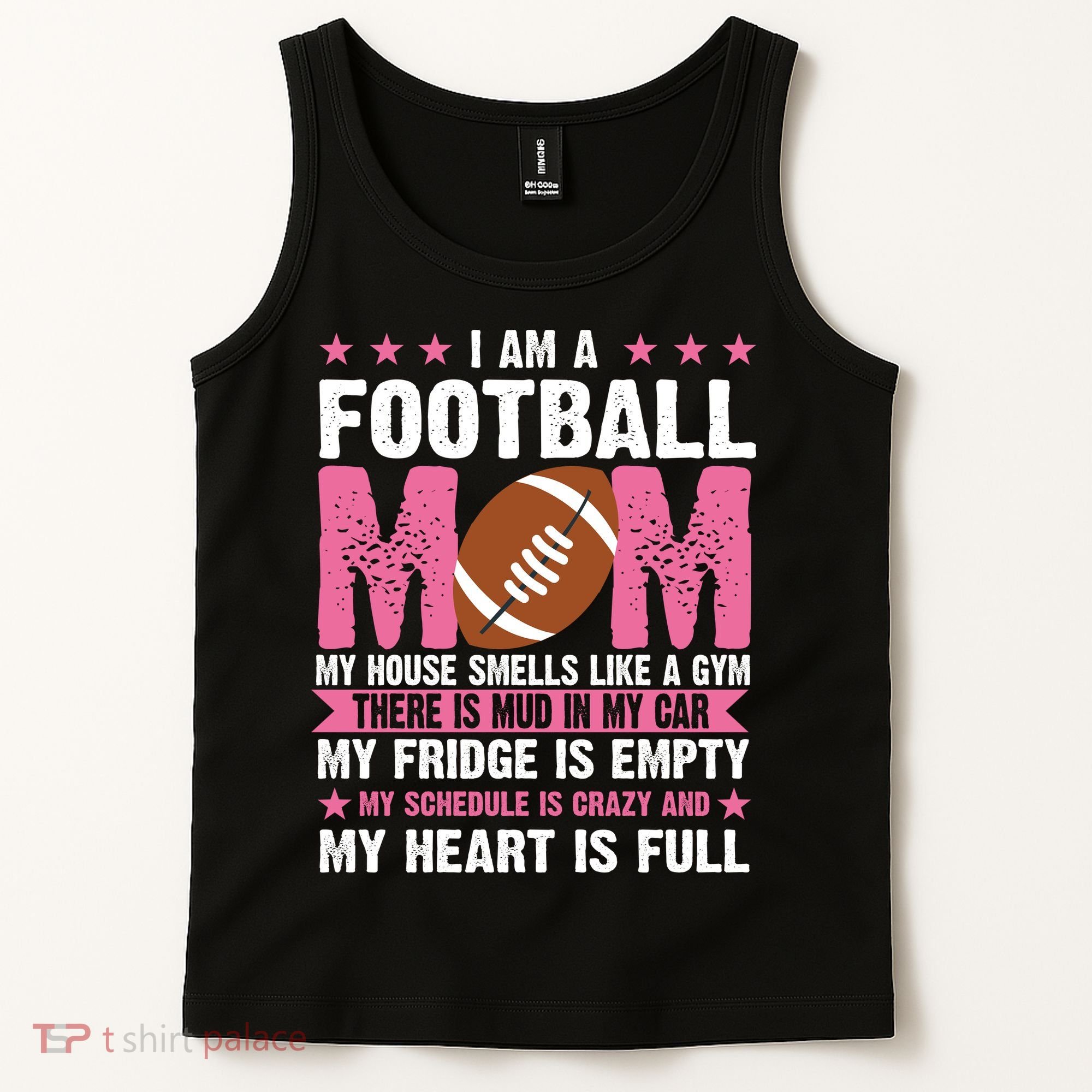 Funny Football Mom Quote Fan Tank Top