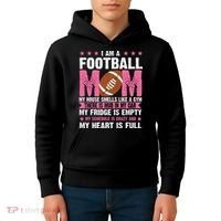 Funny Football Mom Quote Fan Kids Hoodie thumb 4