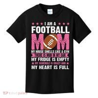 Funny Football Mom Quote Fan Kids T-Shirt thumb 0