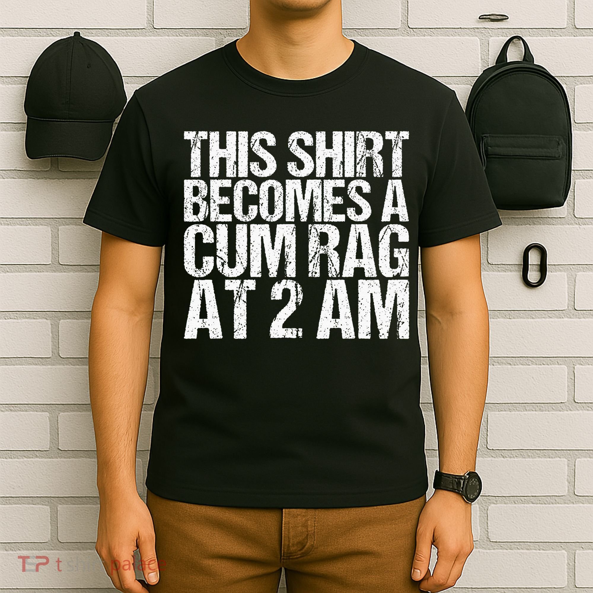 Funny For Men Women With Sayings Cum Rag T-Shirt