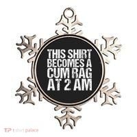 Funny For Men Women With Sayings Cum Rag Ornament thumb 0