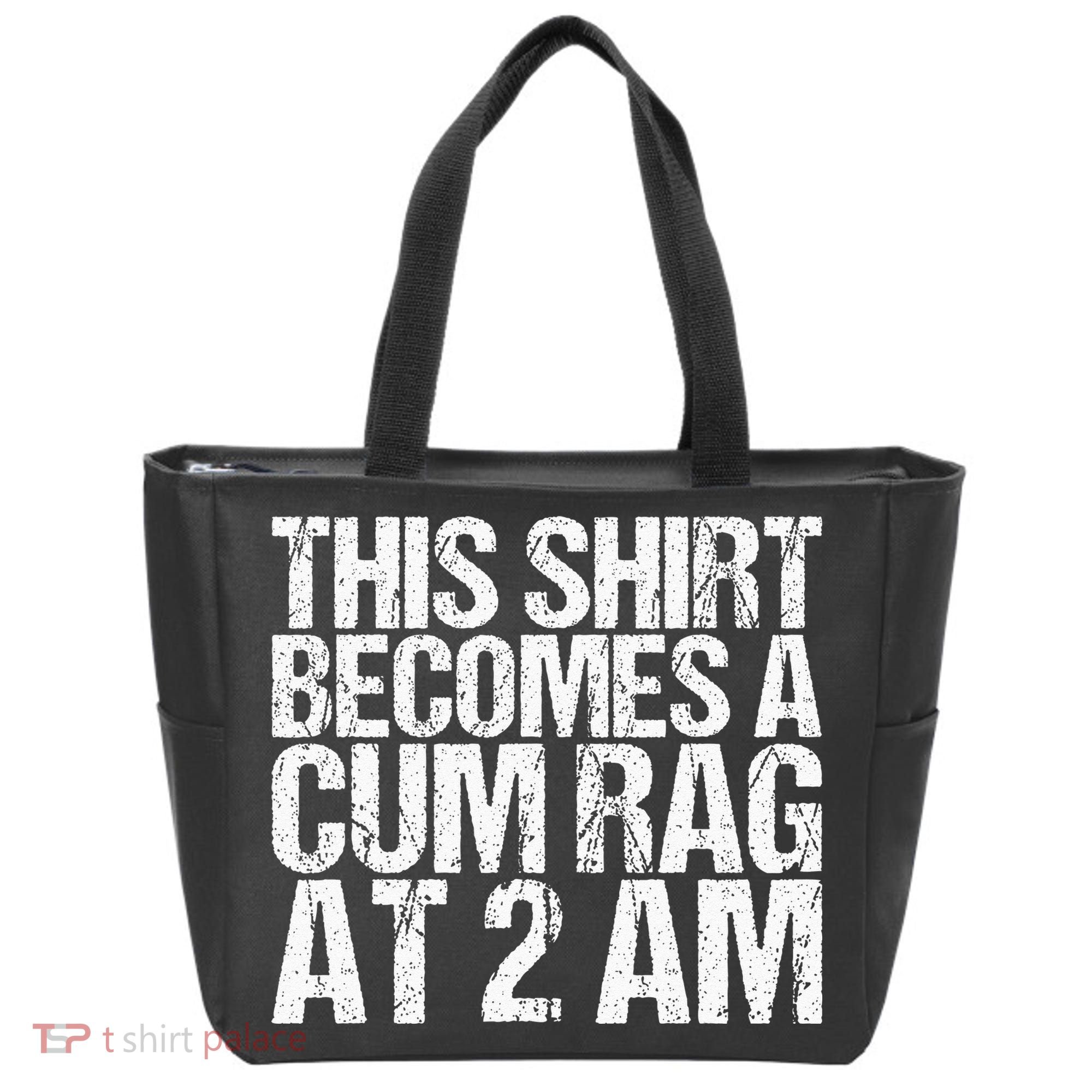 Funny For Men Women With Sayings Cum Rag Tote Bag
