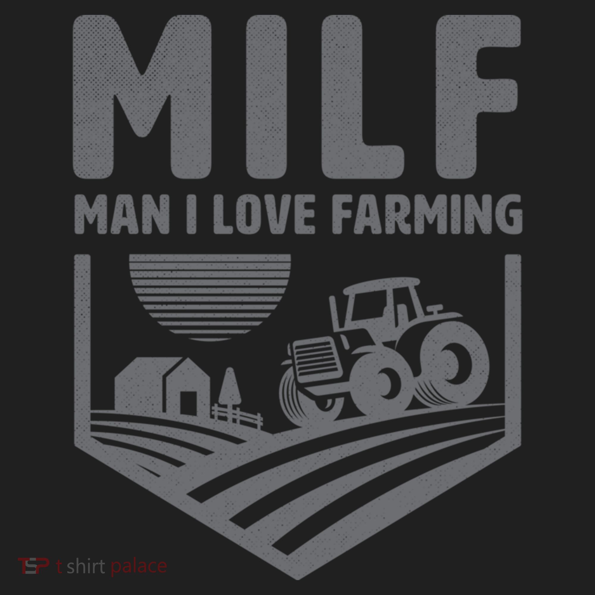 Funny Farmer Milf Man I Love Farming Gift Beanie