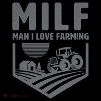 Funny Farmer Milf Man I Love Farming Gift Women's Hoodie thumb 2