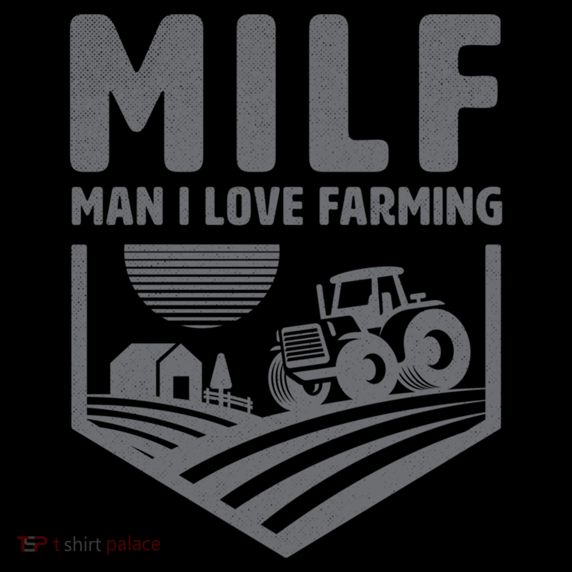 Funny Farmer Milf Man I Love Farming Gift Women's Hoodie