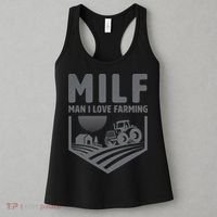 Funny Farmer Milf Man I Love Farming Gift Women's Tank Top thumb 3