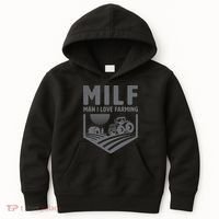 Funny Farmer Milf Man I Love Farming Gift Kids Hoodie thumb 0