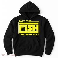 Funny Fishing May The Fish Be With You Fisher Hoodie thumb 0