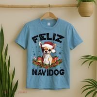 Funny Feliz Navidog Chihuahua Dog Lover Gift Christmas Cute Gift T-Shirt thumb 2