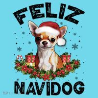 Funny Feliz Navidog Chihuahua Dog Lover Gift Christmas Cute Gift T-Shirt thumb 6