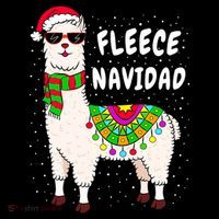 Fleece Feliz Navidad Llama Christmas Cute Xmas Gift Coffee Mug thumb 5