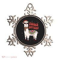 Fleece Feliz Navidad Llama Christmas Cute Xmas Gift Cool Gift Ornament thumb 0