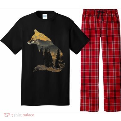 Fox Forest Nature Lover Mountains Hiking Camping Bushcraft Pajama Set