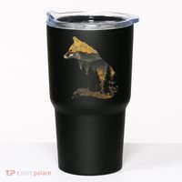 Fox Forest Nature Lover Mountains Hiking Camping Bushcraft Tumbler thumb 0