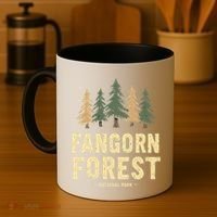 Fangorn Forest National Park Bookworms Saying Coffee Mug thumb 4