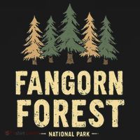 Fangorn Forest National Park Bookworms Saying Ornament thumb 1