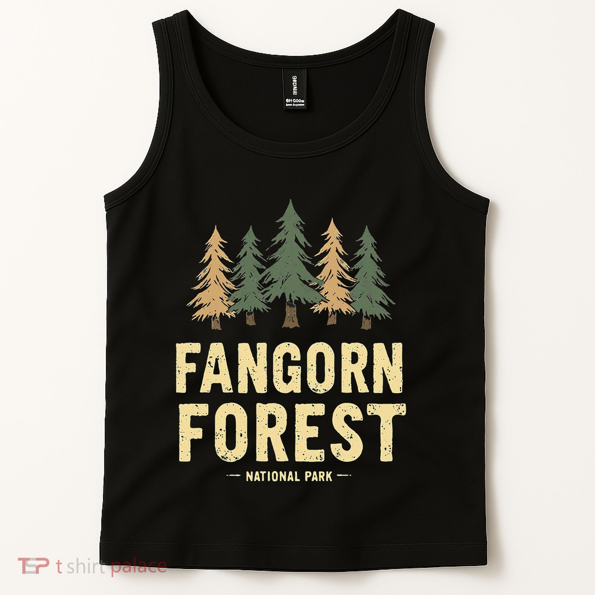 Fangorn Forest National Park Bookworms Saying Tank Top