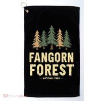 Fangorn Forest National Park Bookworms Saying Golf Towel thumb 0
